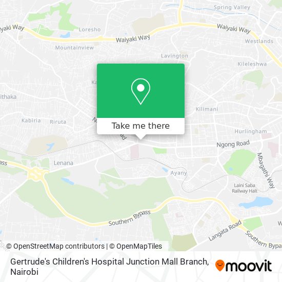 Gertrude's Children's Hospital Junction Mall Branch map