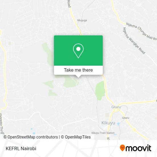 KEFRI map