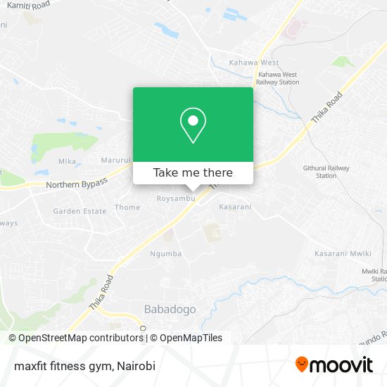 maxfit fitness gym map