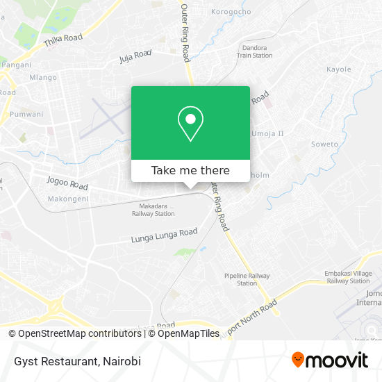 Gyst Restaurant map