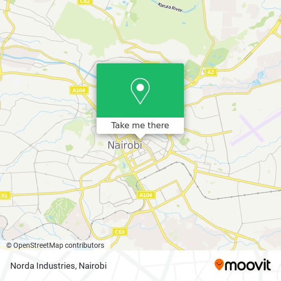 Norda Industries map