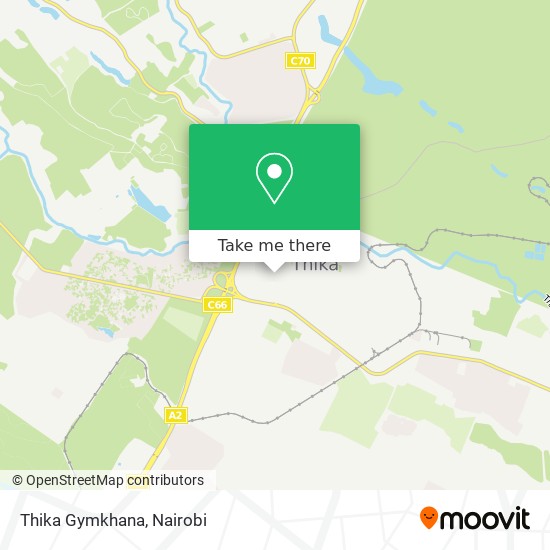 Thika Gymkhana map