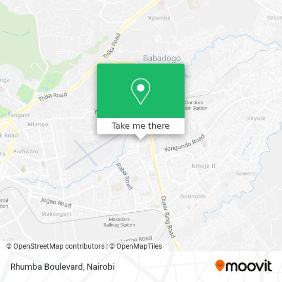 Rhumba Boulevard map