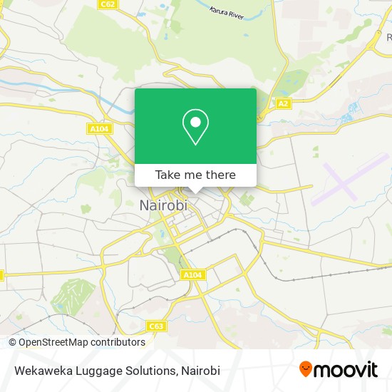 Wekaweka Luggage Solutions map