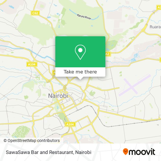 SawaSawa Bar and Restaurant map