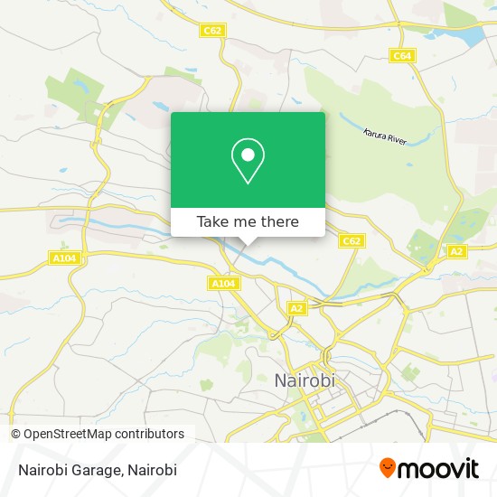 Nairobi Garage map