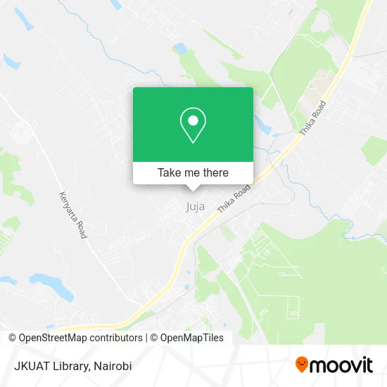 JKUAT Library map
