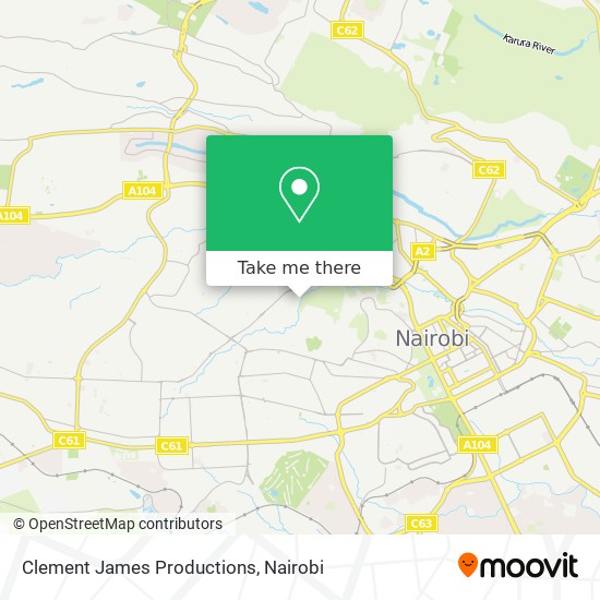 Clement James Productions map