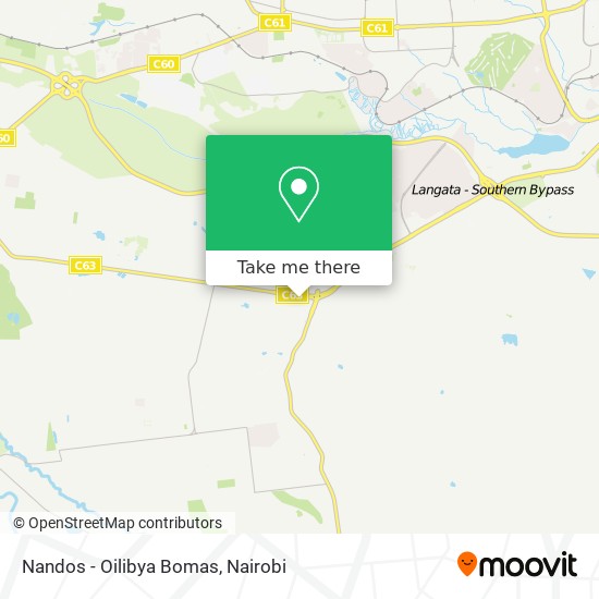 Nandos - Oilibya Bomas map