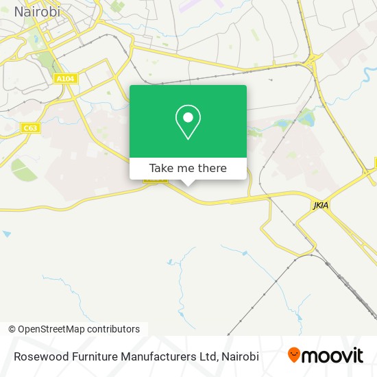 Rosewood Furniture Manufacturers Ltd map