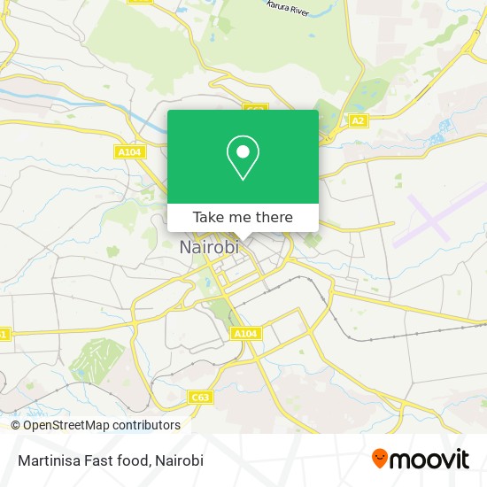 Martinisa Fast food map