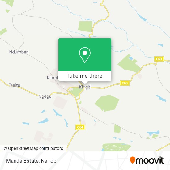 Manda Estate map