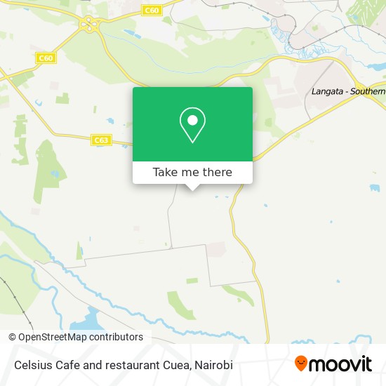 Celsius Cafe and restaurant Cuea map