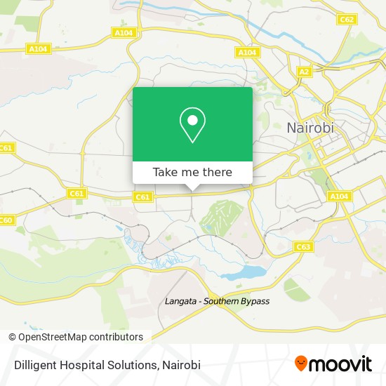 Dilligent Hospital Solutions map