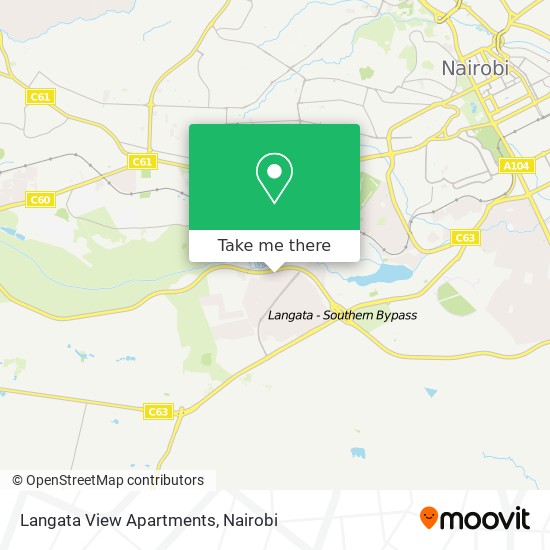 Langata View Apartments map