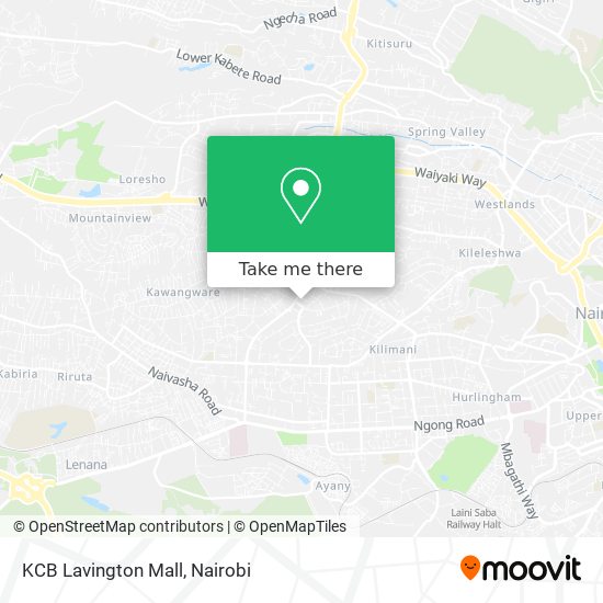 KCB Lavington Mall map