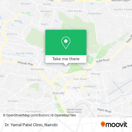 Dr. Yamal Patel Clinic map