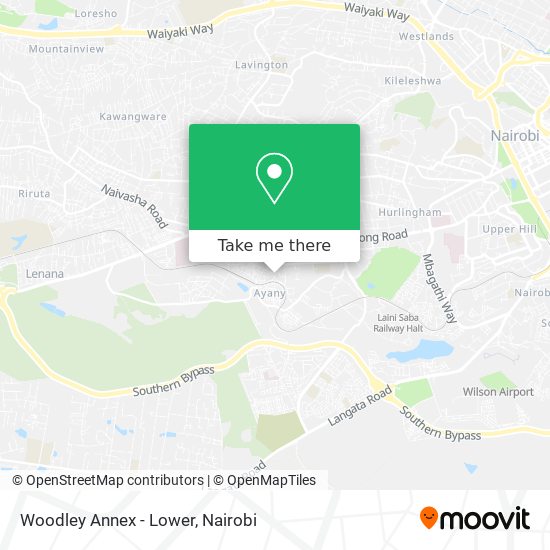 Woodley Annex - Lower map