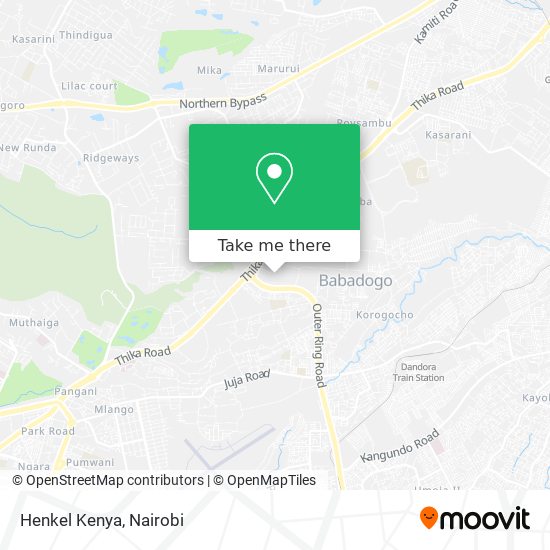 Henkel Kenya map