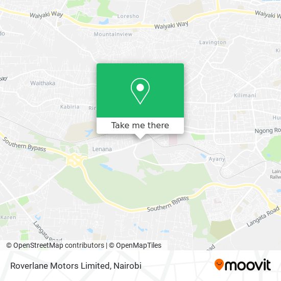 Roverlane Motors Limited map