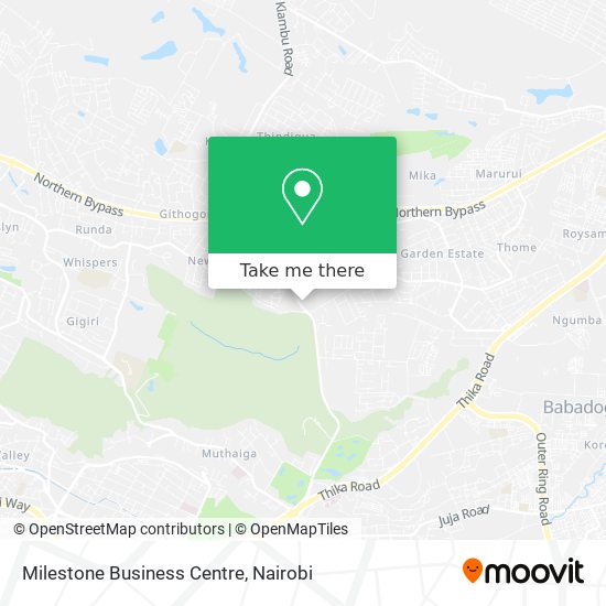 Milestone Business Centre map