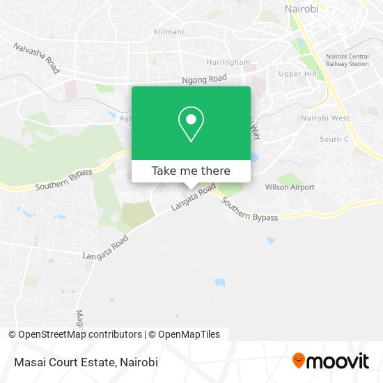 Masai Court Estate map