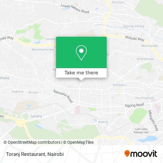 Toranj Restaurant map