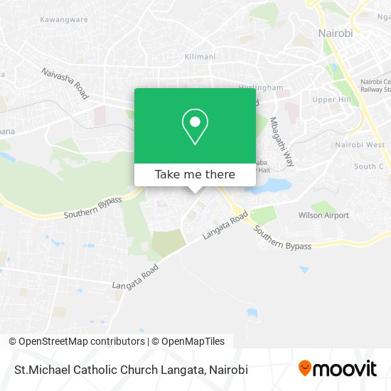 St.Michael Catholic Church Langata map