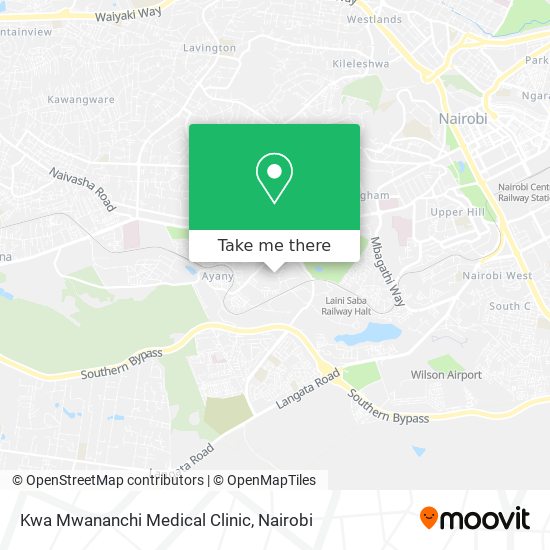 Kwa Mwananchi Medical Clinic map