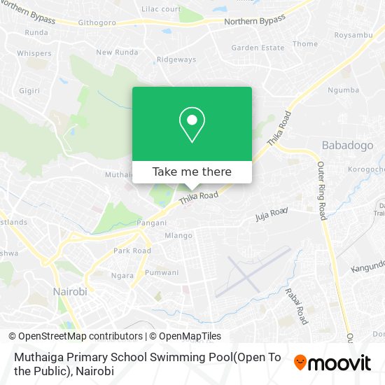 Muthaiga Primary School Swimming Pool(Open To the Public) map