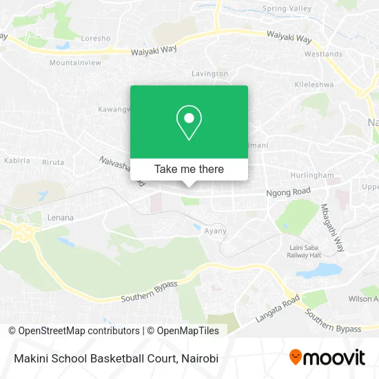 Makini School Basketball Court map