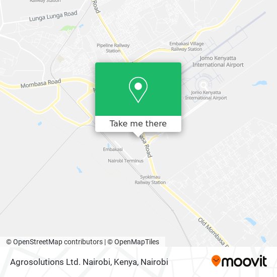 Agrosolutions Ltd. Nairobi, Kenya map