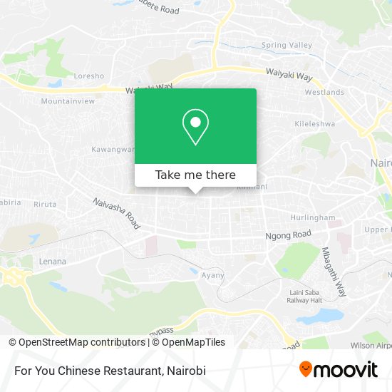 For You Chinese Restaurant map