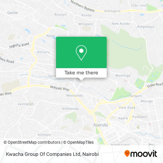 Kwacha Group Of Companies Ltd map