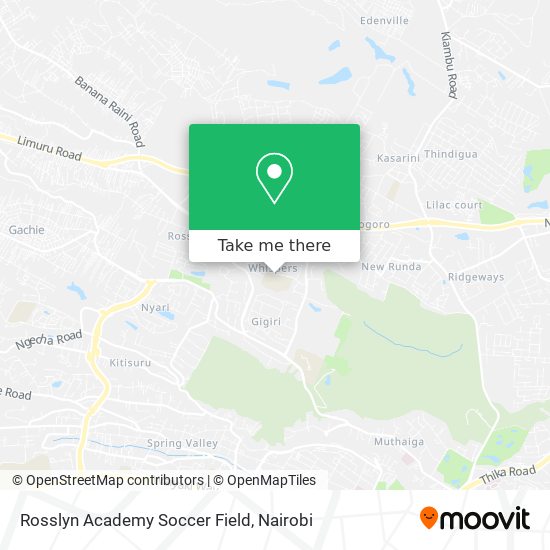 Rosslyn Academy Soccer Field map