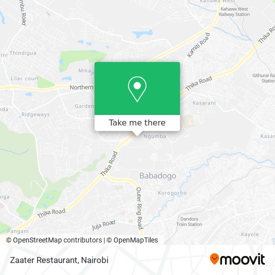 Zaater Restaurant map