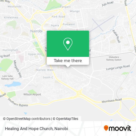 Healing And Hope Church map