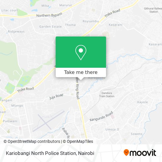 Kariobangi North Police Station map