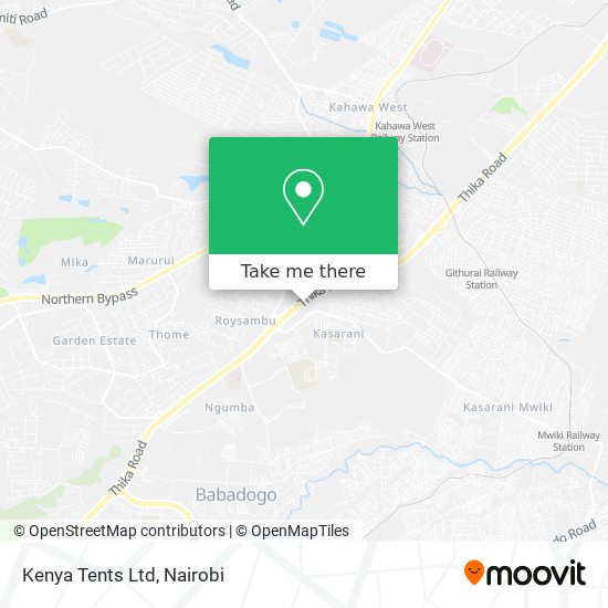 Kenya Tents Ltd map