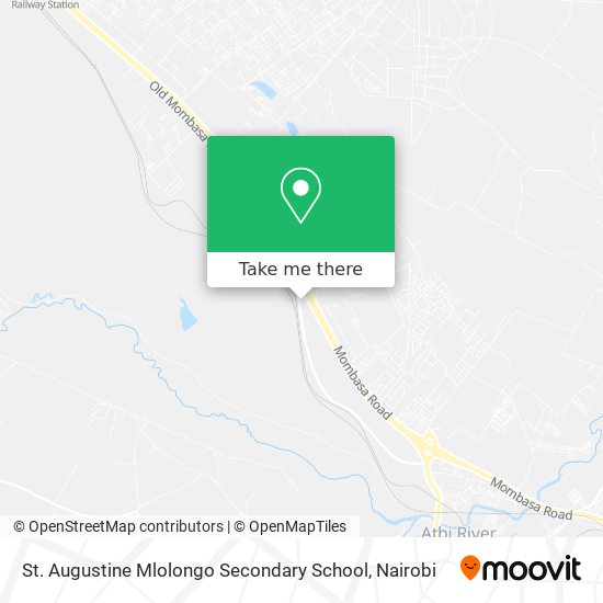 St. Augustine Mlolongo Secondary School map