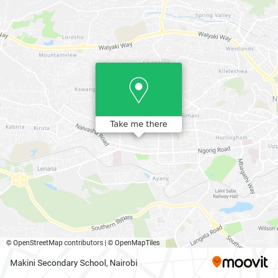 Makini Secondary School map