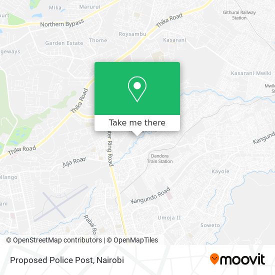 Proposed Police Post map