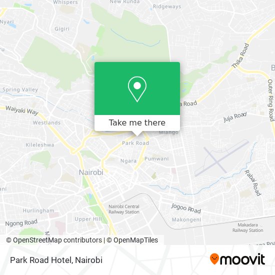 Park Road Hotel map