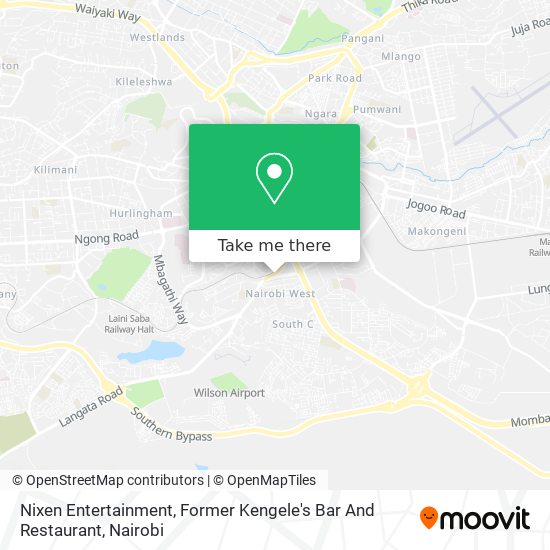 Nixen Entertainment, Former Kengele's Bar And Restaurant map