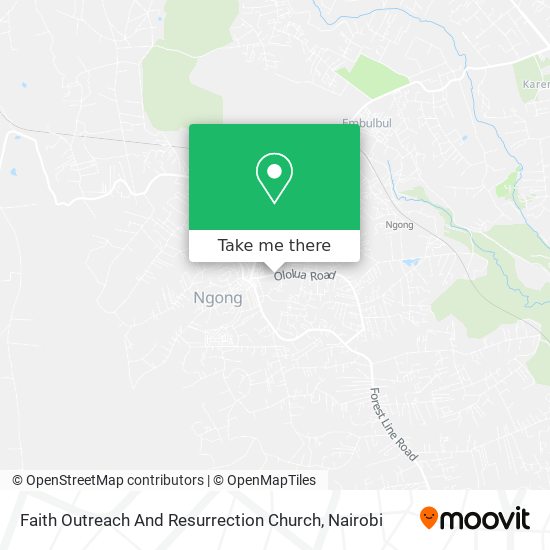 Faith Outreach And Resurrection Church map