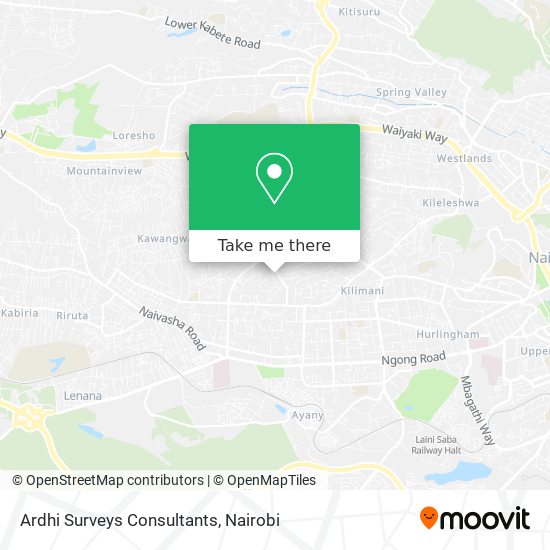 Ardhi Surveys Consultants map