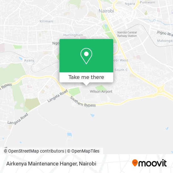 Airkenya Maintenance Hanger map