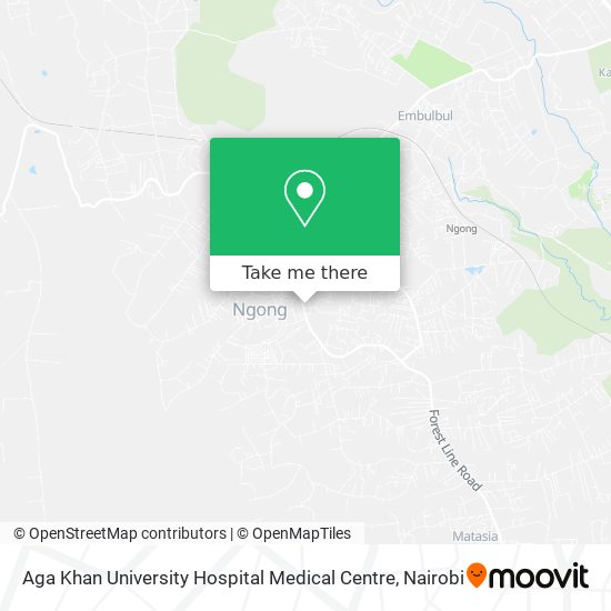 Aga Khan University Hospital Medical Centre map