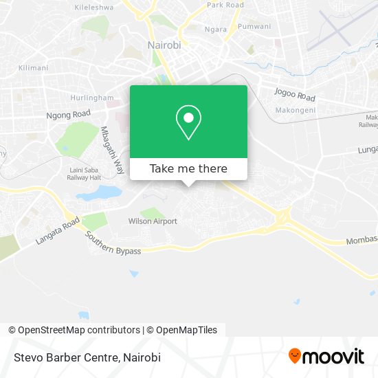 Stevo Barber Centre map