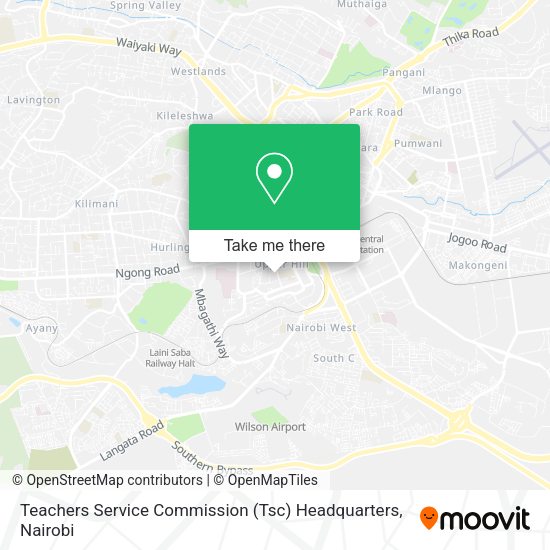 Teachers Service Commission (Tsc) Headquarters map
